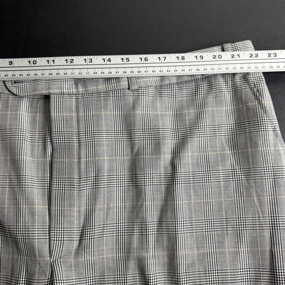 Custom Tailored (James H. Lewis) Mens 50S 44W Check 2 Piece Suit Blue - Picture 8 of 11